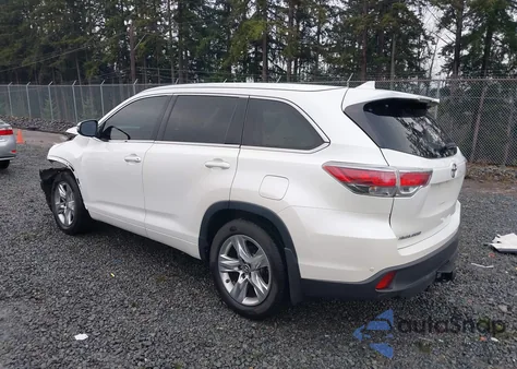 2016 Toyota Highlander Limited V6 from USA, damaged, VIN 5TDDKRFH3GS309305